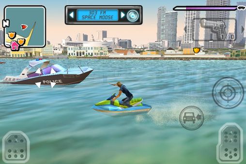 Screenshots of the Gangstar: Miami vindication game for iPhone, iPad or iPod.