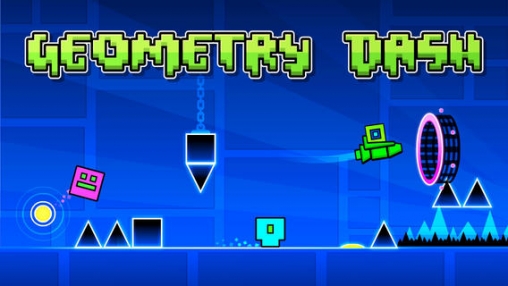 Screenshots of the Geometry dash game for iPhone, iPad or iPod.