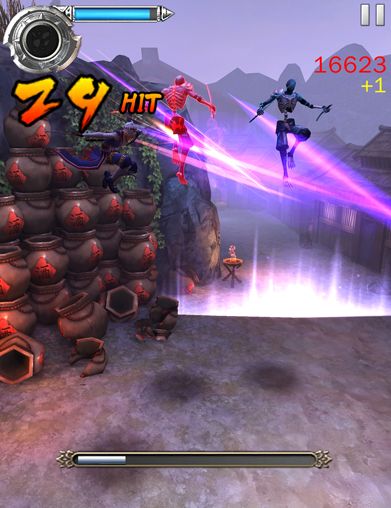 Screenshots of the Ghost blade game for iPhone, iPad or iPod.