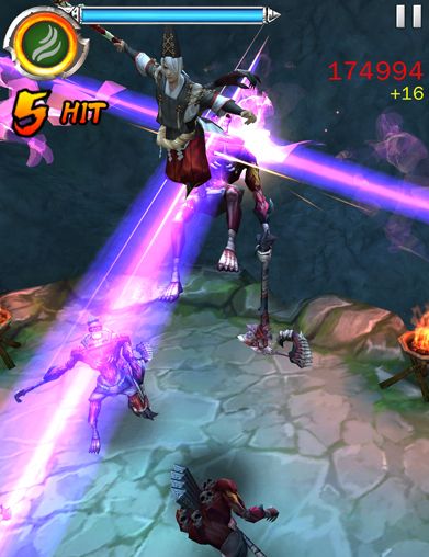 Screenshots of the Ghost blade game for iPhone, iPad or iPod.