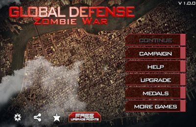 Screenshots of the Global Defense: Zombie World War game for iPhone, iPad or iPod.