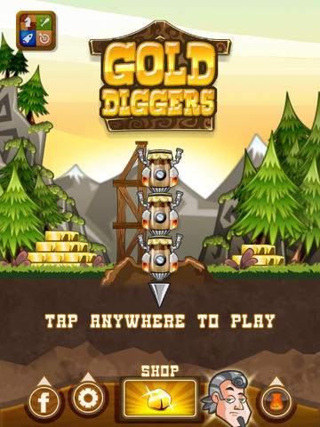 Screenshots of the Gold Diggers game for iPhone, iPad or iPod.
