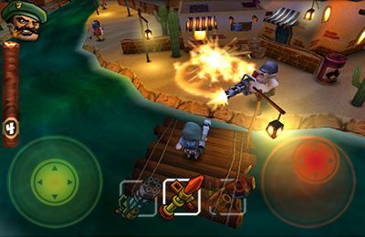Screenshots of the Guerrilla Bob game for iPhone, iPad or iPod.