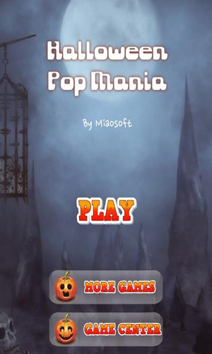 Screenshots of the Halloween Pop Mania game for iPhone, iPad or iPod.