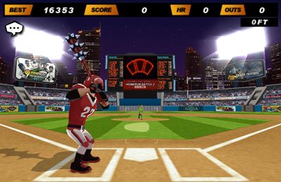 Homerun Battle 2 - iPhone game screenshots. Gameplay Homerun Battle 2.
