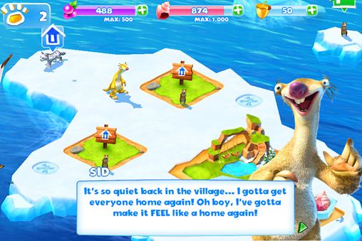 Screenshots of the Ice age: Adventures game for iPhone, iPad or iPod.