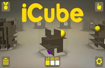 Screenshots of the iCube game for iPhone, iPad or iPod.
