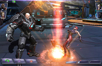 Screenshots of the Injustice: Gods Among Us game for iPhone, iPad or iPod.