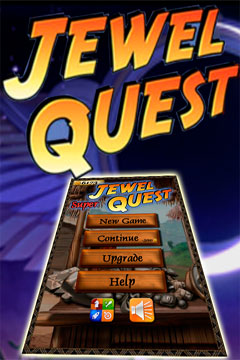 Screenshots of the Jewel Quest! game for iPhone, iPad or iPod.