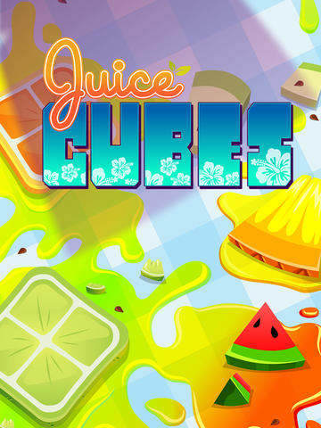 Screenshots of the Juice Cubes game for iPhone, iPad or iPod.