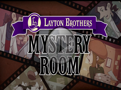 Screenshots of the Layton Brothers Mystery Room game for iPhone, iPad or iPod.