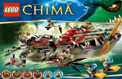 Screenshots of the LEGO Legends of Chima: Speedorz game for iPhone, iPad or iPod.