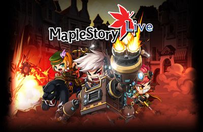 Screenshots of the Maple Story live deluxe game for iPhone, iPad or iPod.