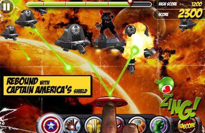 Screenshots of the Marvel Kapow! game for iPhone, iPad or iPod.