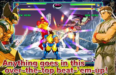 ... vs. CAPCOM 2 - iPhone game screenshots. Gameplay MARVEL vs. CAPCOM 2