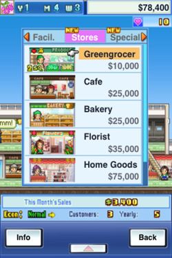 Screenshots of the Mega Mall Story game for iPhone, iPad or iPod.