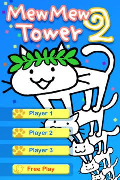 Screenshots of the MewMew Tower 2 game for iPhone, iPad or iPod.