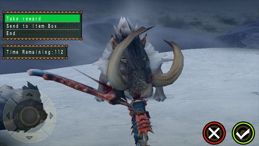 Screenshots of the Monster hunter freedom unite game for iPhone, iPad or iPod.