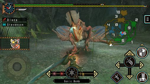 Screenshots of the Monster hunter freedom unite game for iPhone, iPad or iPod.