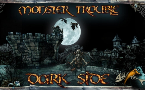 Screenshots of the Monster Trouble Dark Side game for iPhone, iPad or iPod.