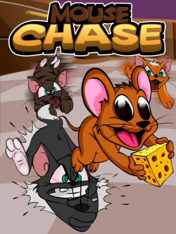 Screenshots of the Mouse Chase game for iPhone, iPad or iPod.