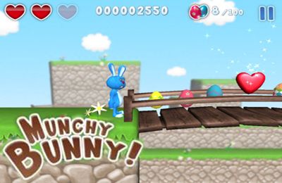 Screenshots of the Munchy Bunny game for iPhone, iPad or iPod.