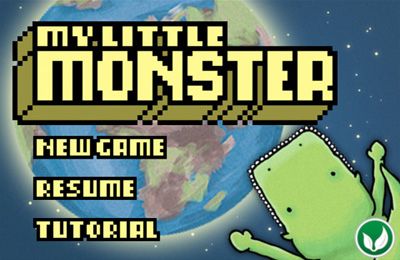 Screenshots of the My Little Monster game for iPhone, iPad or iPod.