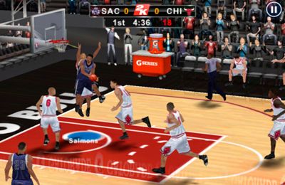 Screenshots of the NBA 2K12 game for iPhone, iPad or iPod.