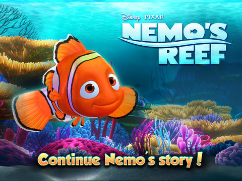 Screenshots of the Nemo's Reef game for iPhone, iPad or iPod.