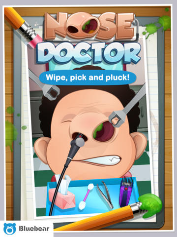 Screenshots of the Nose Doctor! game for iPhone, iPad or iPod.