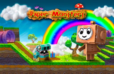 Screenshots of the Paper monsters game for iPhone, iPad or iPod.