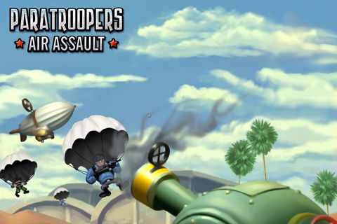 Screenshots of the Paratroopers: Air assault game for iPhone, iPad or iPod.