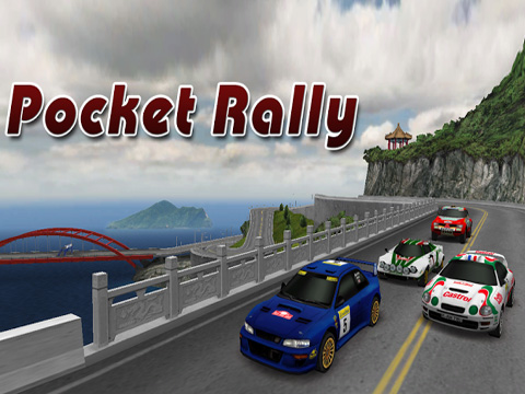 Screenshots of the Pocket Rally game for iPhone, iPad or iPod.