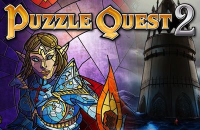 Screenshots of the Puzzle Quest 2 game for iPhone, iPad or iPod.