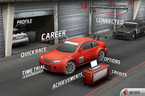 Screenshots of the Real racing game for iPhone, iPad or iPod.