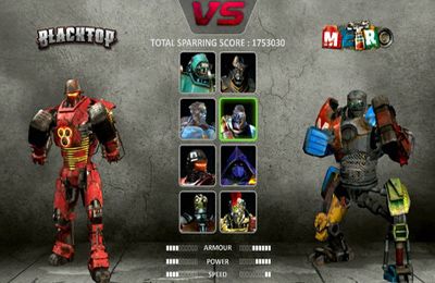 Screenshots of the Real Steel game for iPhone, iPad or iPod.