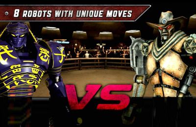 Screenshots of the Real Steel game for iPhone, iPad or iPod.