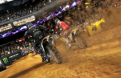 Screenshots of the Ricky Carmichael's Motorcross Marchup game for iPhone, iPad or iPod.