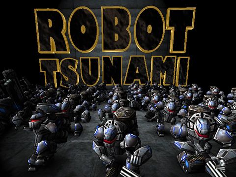 Screenshots of the Robot Tsunami game for iPhone, iPad or iPod.