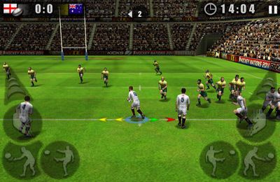 Screenshots of the Rugby Nations 2011 game for iPhone, iPad or iPod.