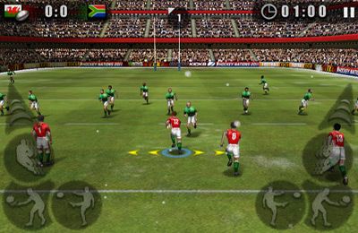 Screenshots of the Rugby Nations 2011 game for iPhone, iPad or iPod.
