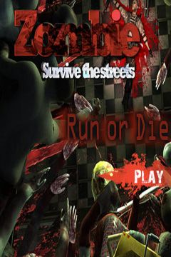 Screenshots of the Run or Die: Zombie City Escape game for iPhone, iPad or iPod.