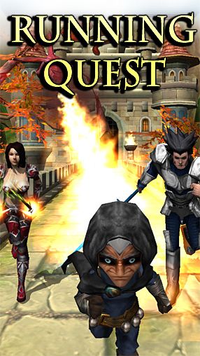 Screenshots of the Running quest game for iPhone, iPad or iPod.