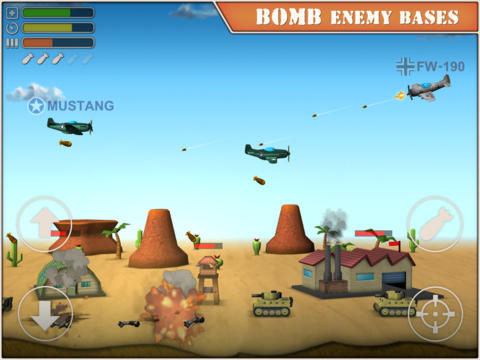 Sky Aces 2 - iPhone game screenshots. Gameplay Sky Aces 2.