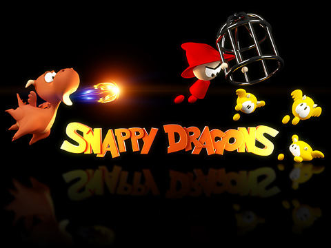 Screenshots of the Snappy dragons game for iPhone, iPad or iPod.