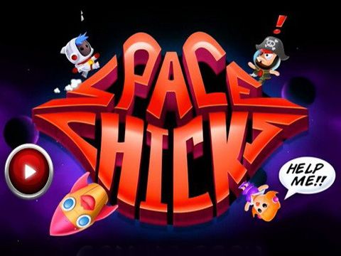 Screenshots of the Space Chicks game for iPhone, iPad or iPod.