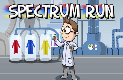 Screenshots of the Spectrum Run game for iPhone, iPad or iPod.