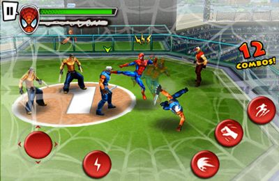 Screenshots of the Spider-Man Total Mayhem game for iPhone, iPad or iPod.