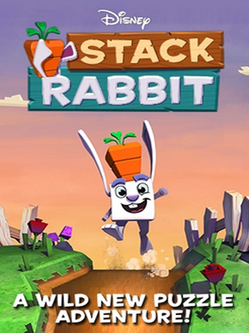 Screenshots of the Stack Rabbit game for iPhone, iPad or iPod.
