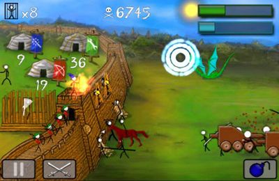 Screenshots of the Stick wars game for iPhone, iPad or iPod.